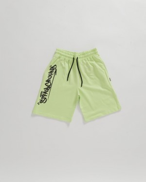 Green Sprayground Bermuda Tag Kids' Shorts | 882232722