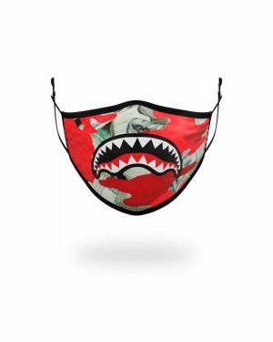 Green Sprayground Fixed Filter Panic Attack Fashion Women's Face Masks | 72663700
