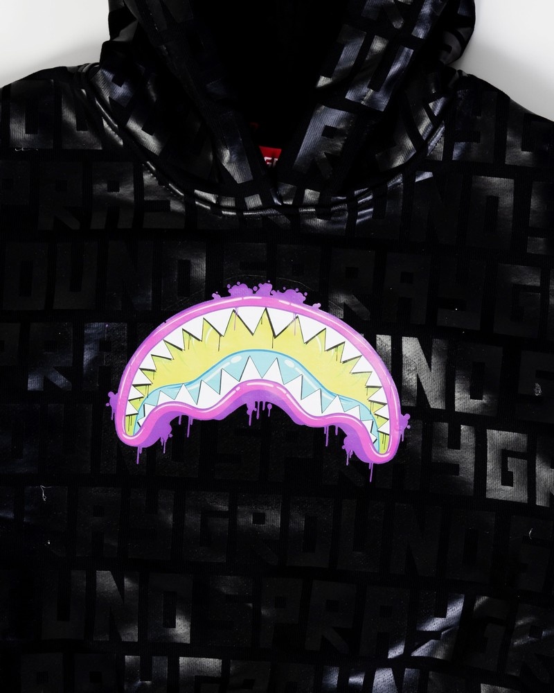Black Sprayground Infiniti Kids' Hoodie | 33416330