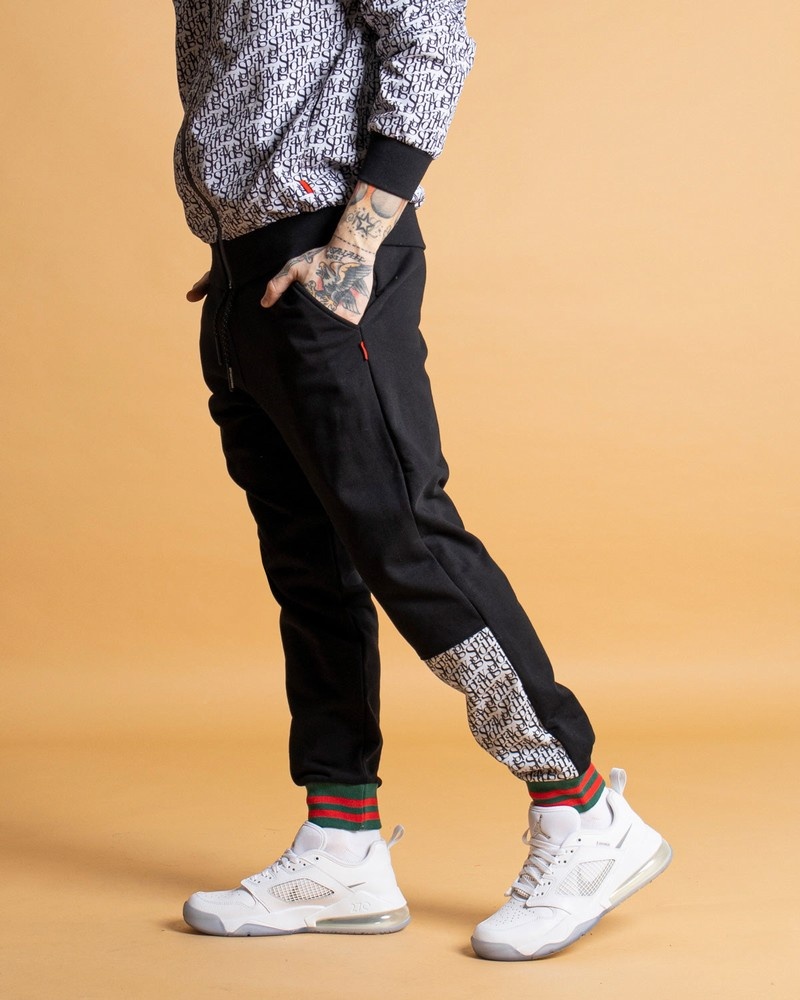Black Sprayground Joggers Sg All Day Men's Pants | 555752855