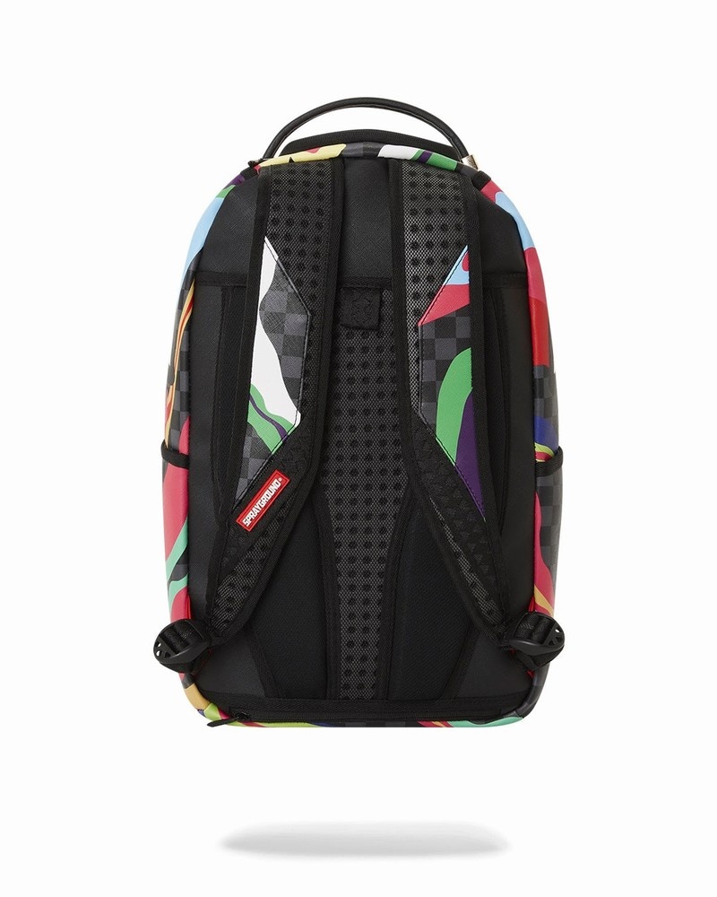 Black Sprayground Laffy Taffy Dlxvf Men's Backpacks | 633860196