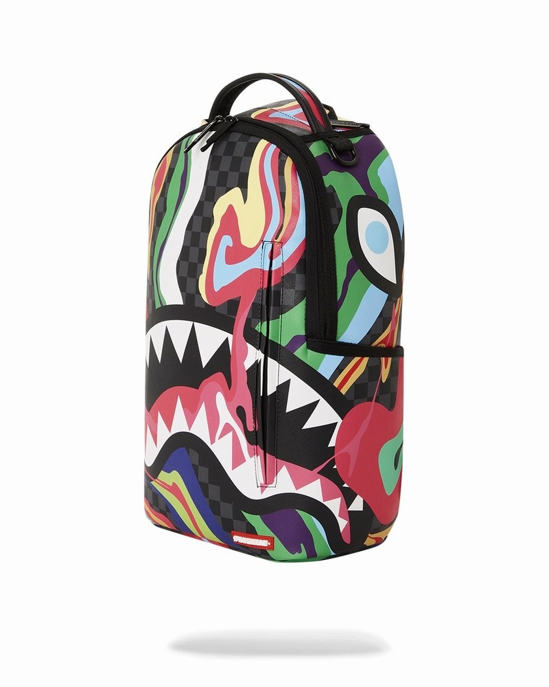 Black Sprayground Laffy Taffy Dlxvf Men's Backpacks | 633860196