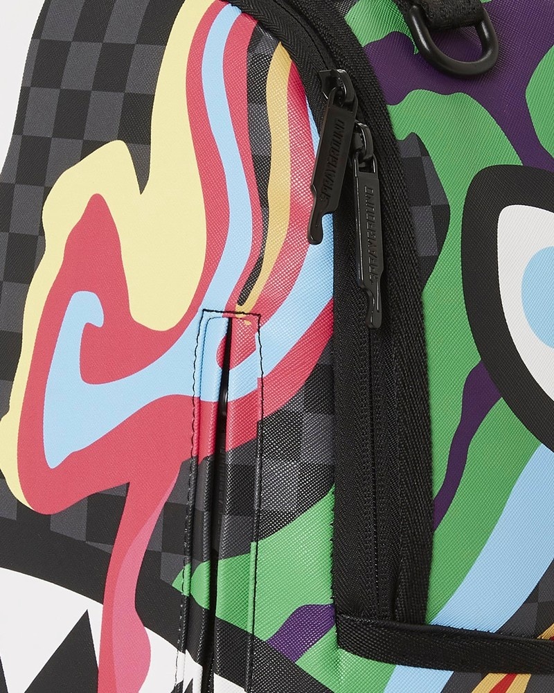 Black Sprayground Laffy Taffy Dlxvf Men's Backpacks | 633860196