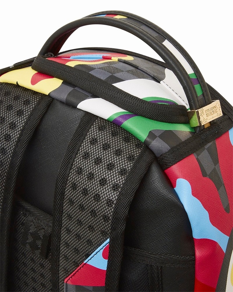 Black Sprayground Laffy Taffy Dlxvf Men's Backpacks | 633860196