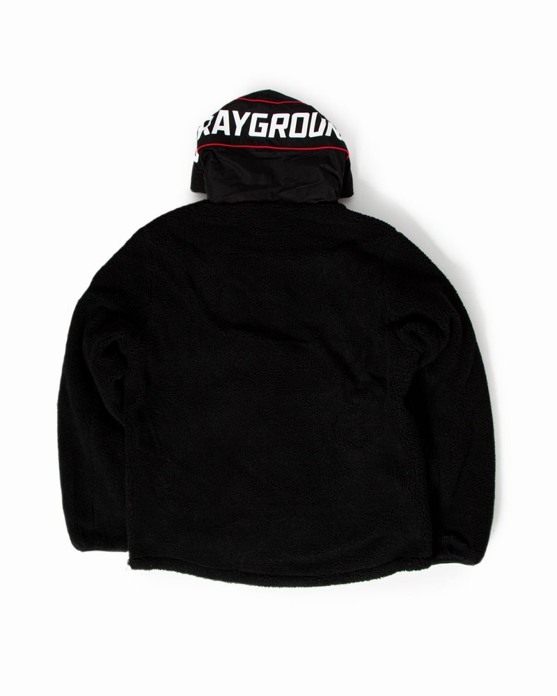 Black Sprayground Sg Teddybear Men's Jackets | 48647213