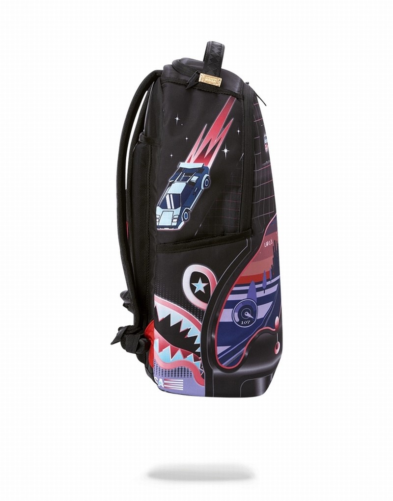Black Sprayground Sharkade Men's Backpacks | 108952192