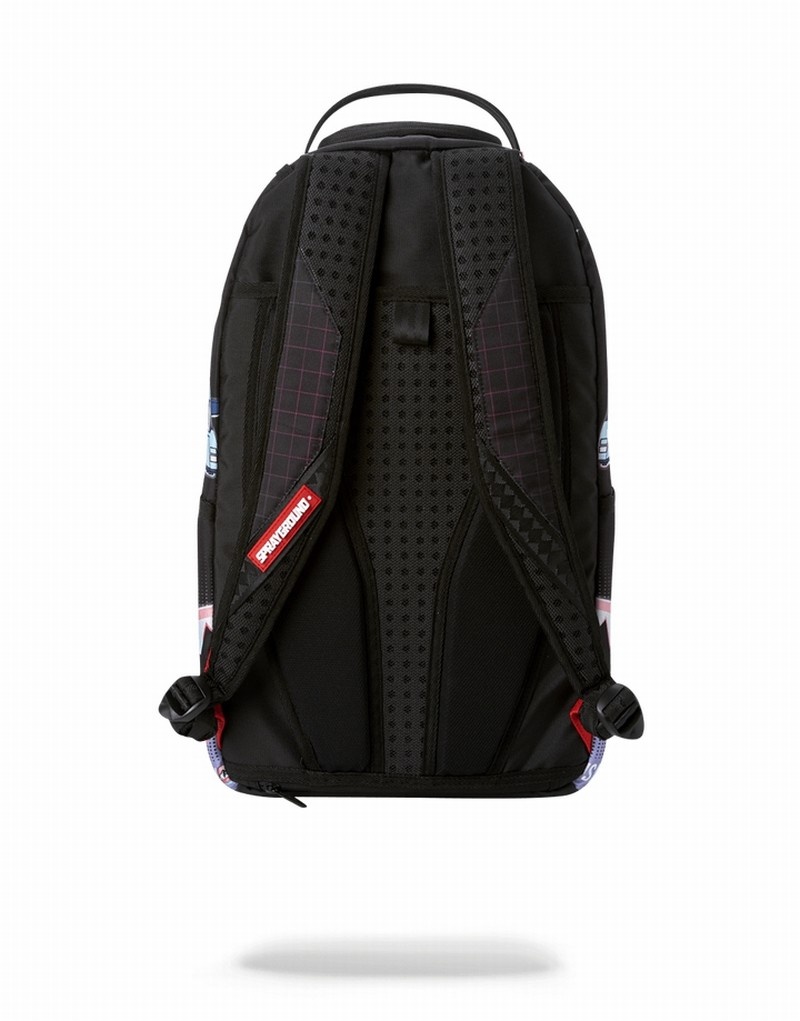 Black Sprayground Sharkade Men's Backpacks | 108952192