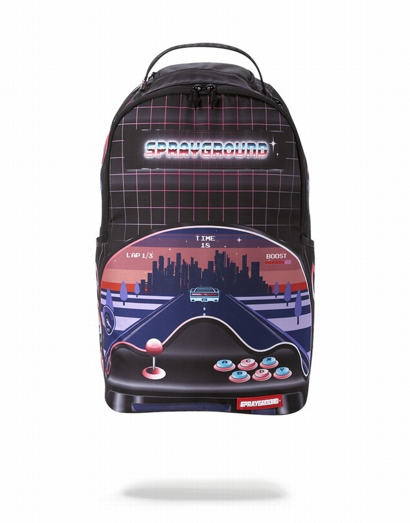 Black Sprayground Sharkade Men\'s Backpacks | 108952192