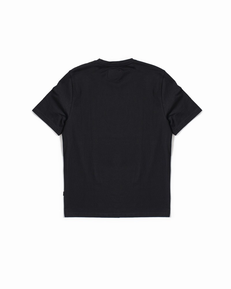 Black Sprayground Stampa Stereo Men's T Shirts | 200628638