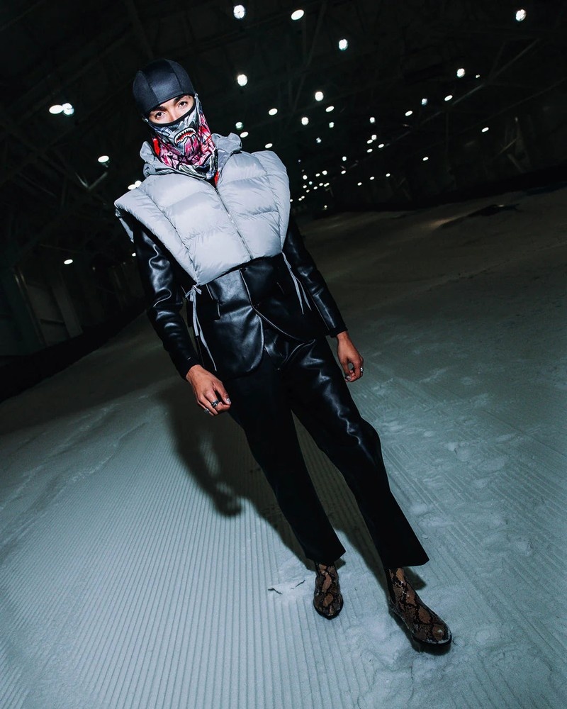Black Sprayground Stashed Tagged Men's Ski Masks | 21872700