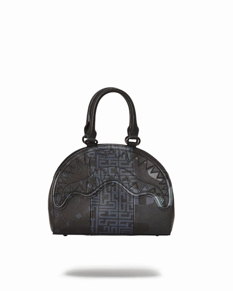 Black Sprayground Tricolor Men's Handbag | 15778130