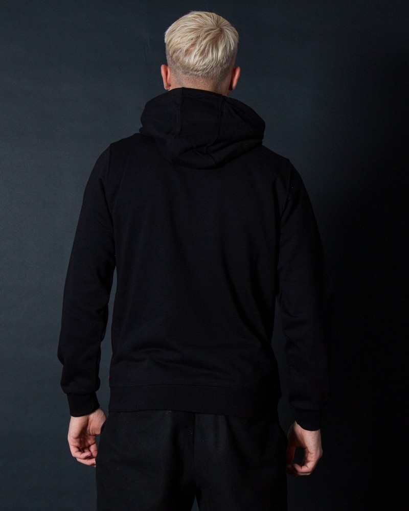 Black Sprayground Wall Hood Men's Hoodie | 209983409