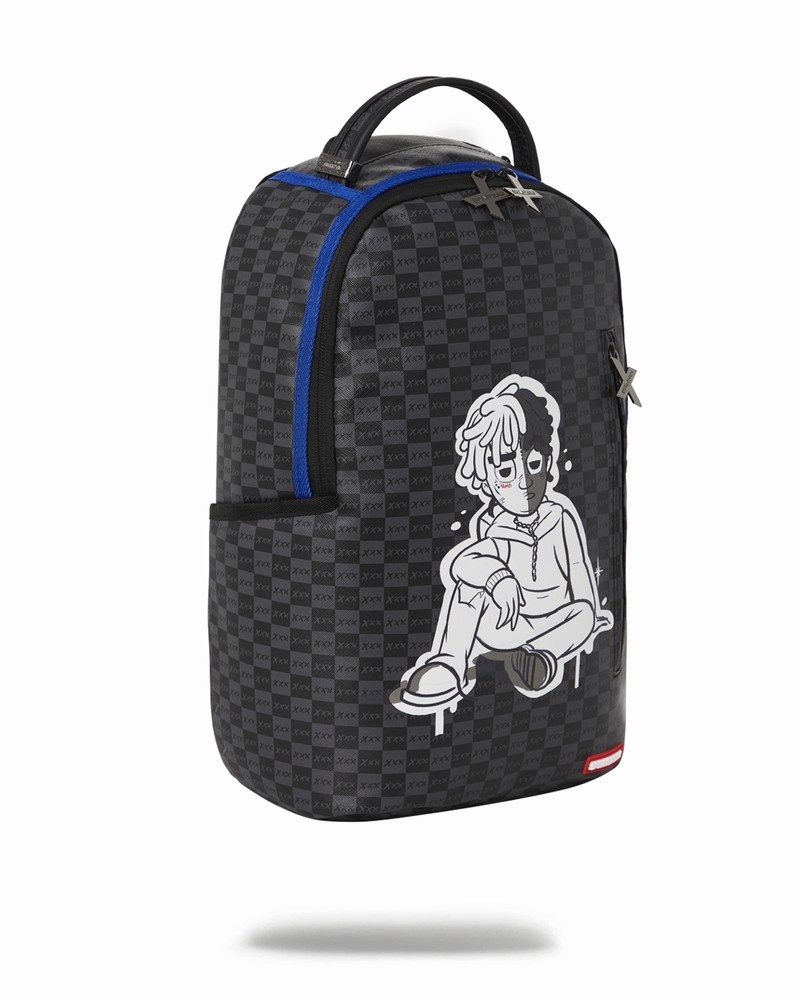 Black Sprayground Xxxtentacion Remedy Men's Backpacks | 304151828