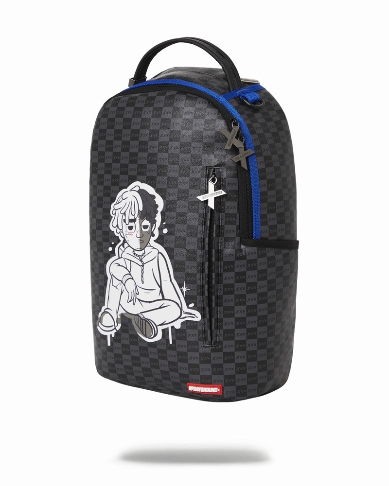 Black Sprayground Xxxtentacion Remedy Men's Backpacks | 304151828