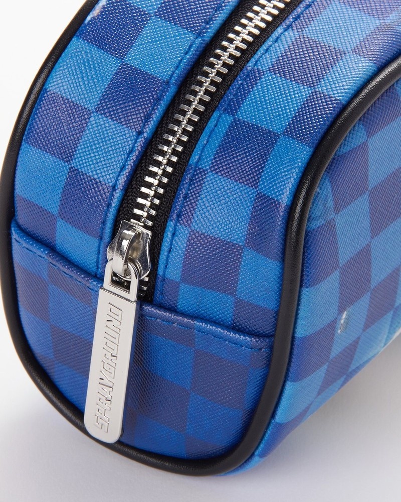 Blue Sprayground Republic Of Shark Island Men's Pouches | 845222557