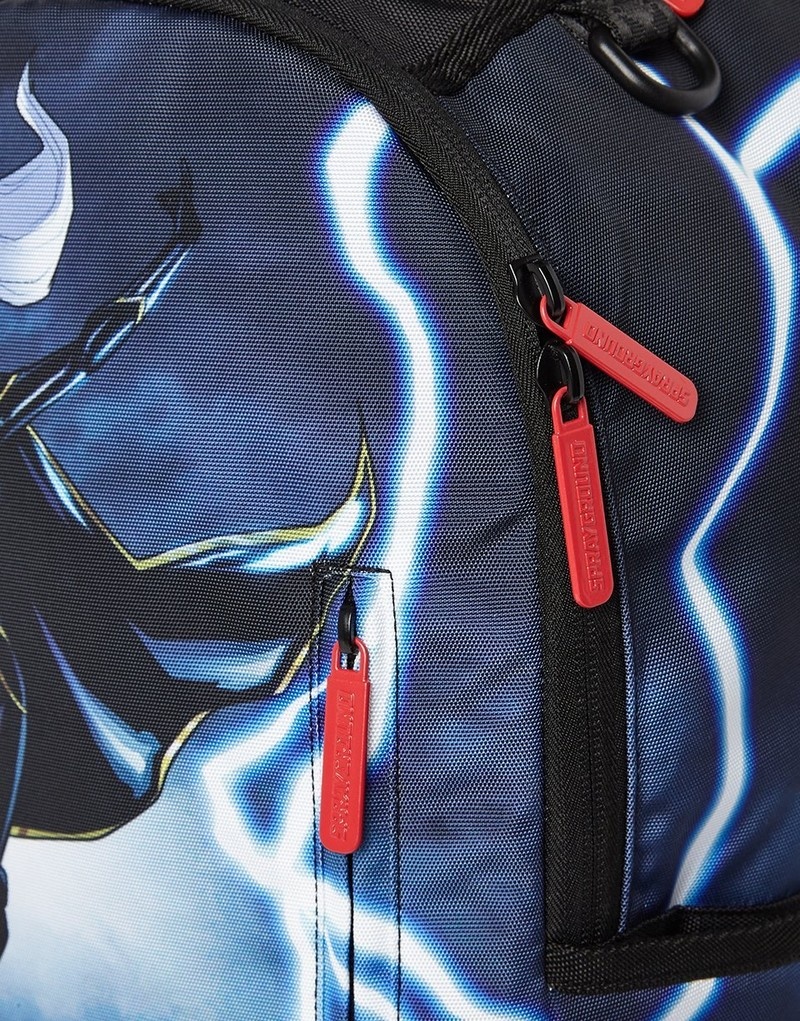 Blue Sprayground Storm Shark Men's Backpacks | 755899863