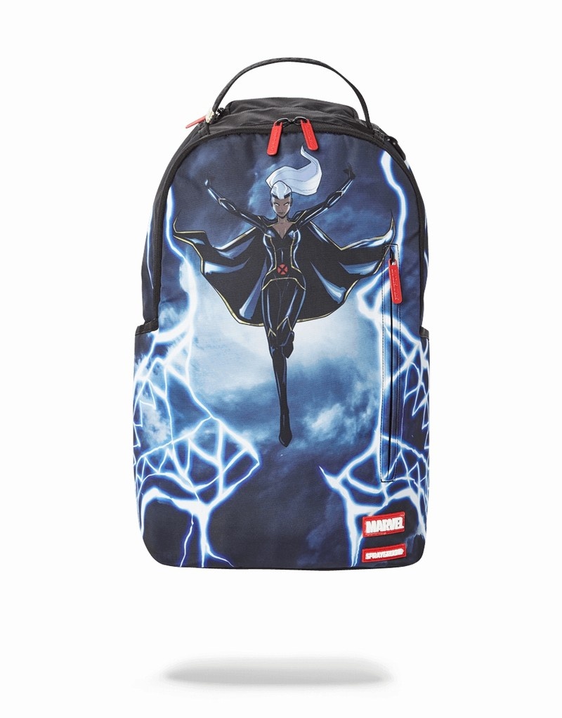 Blue Sprayground Storm Shark Men\'s Backpacks | 755899863