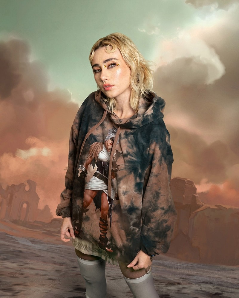Brown Sprayground Lol Riven Women's Hoodie | 799077203