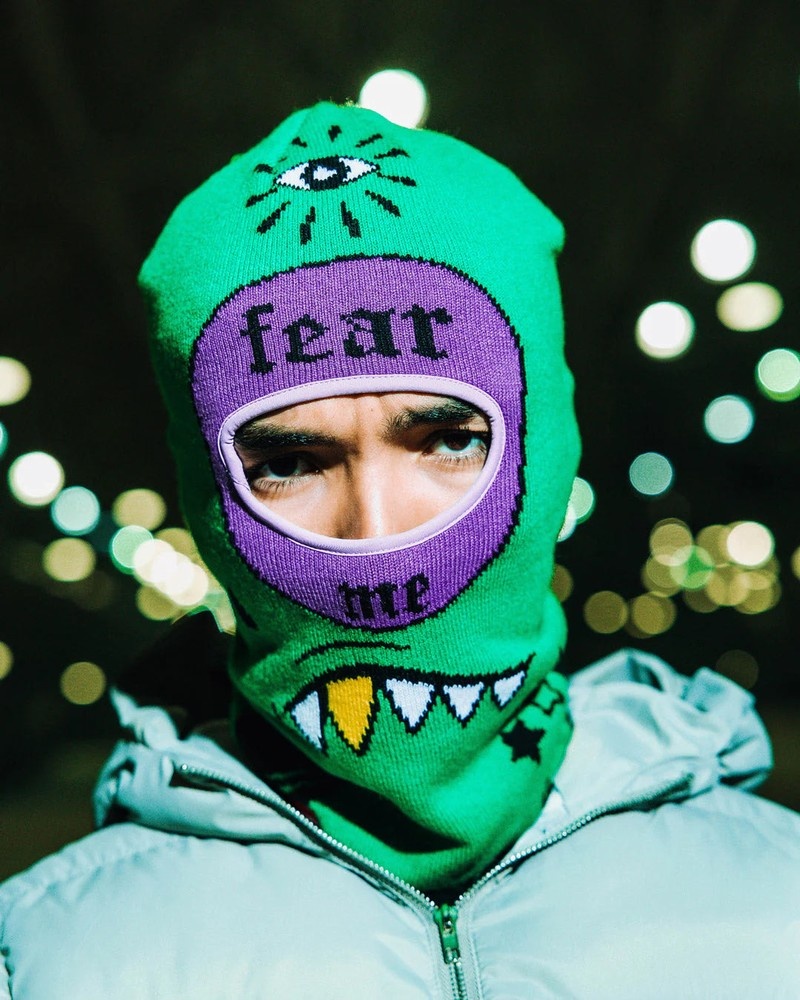 Green Sprayground Alien Men's Ski Masks | 161644427