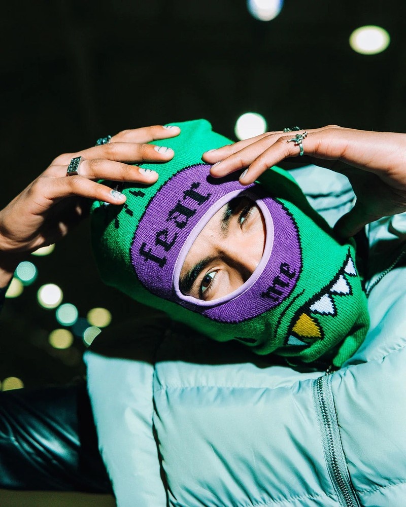 Green Sprayground Alien Men's Ski Masks | 161644427