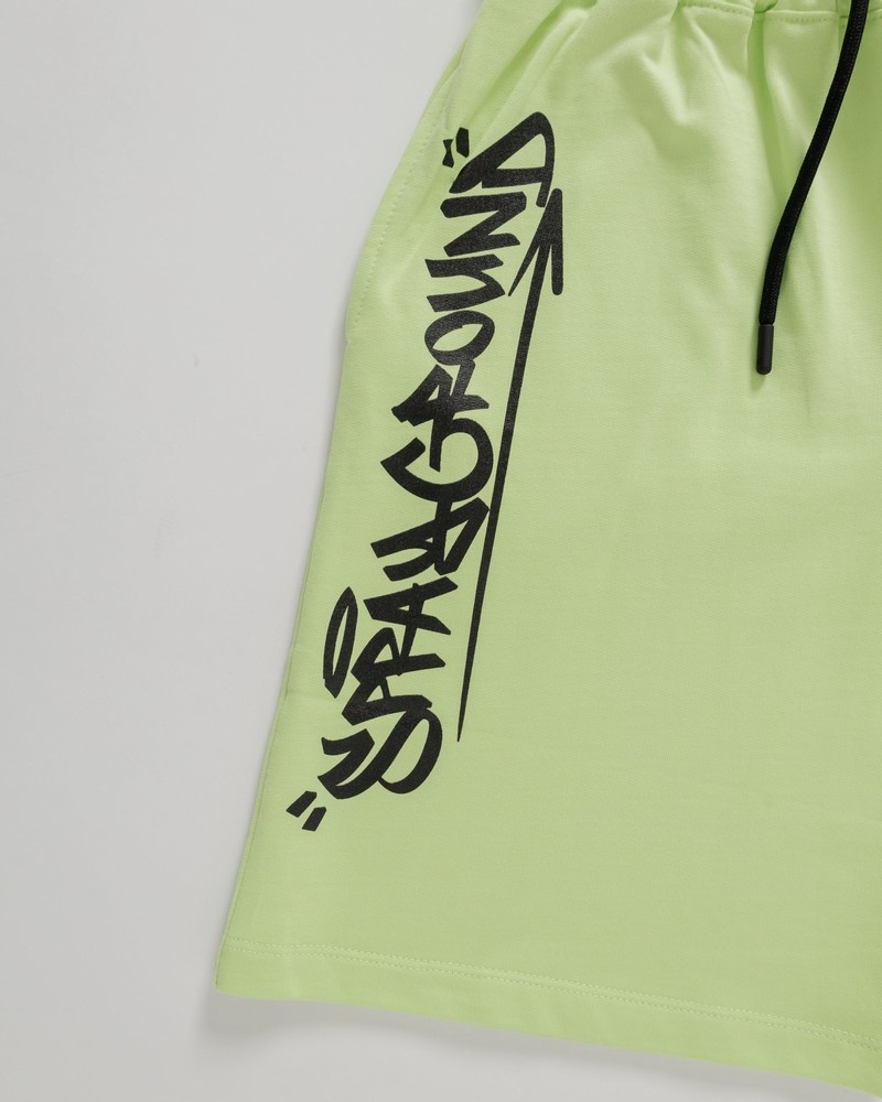 Green Sprayground Bermuda Tag Kids' Shorts | 882232722