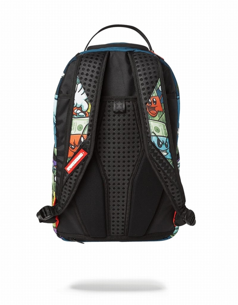 Green Sprayground Money Boys The Breakout Men's Backpacks | 604965593