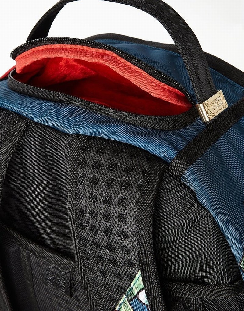 Green Sprayground Money Boys The Breakout Men's Backpacks | 604965593