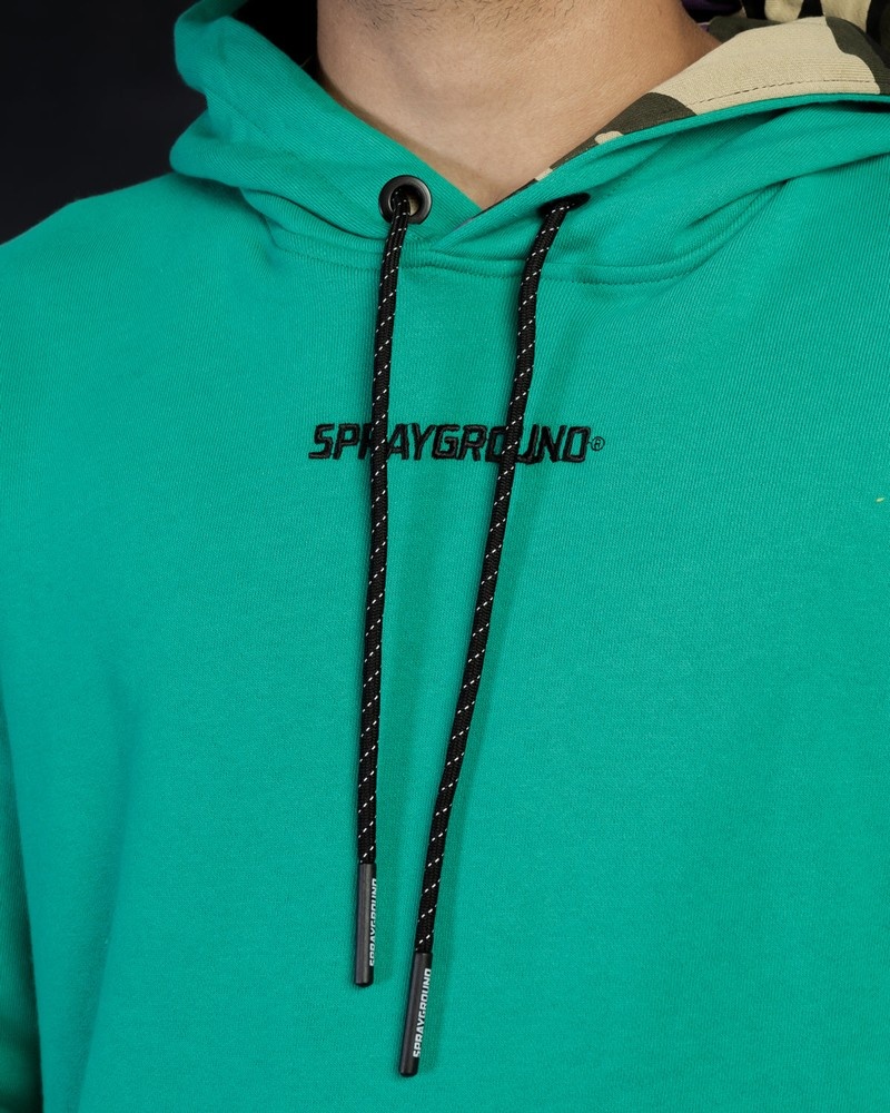 Green Sprayground Std Blue Men's Hoodie | 263469729