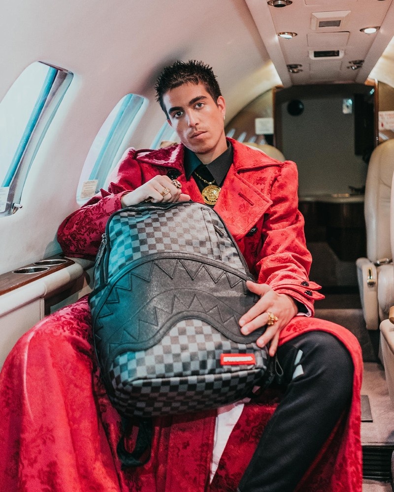 Grey Sprayground Henny Dlx Men's Backpacks | 513811658