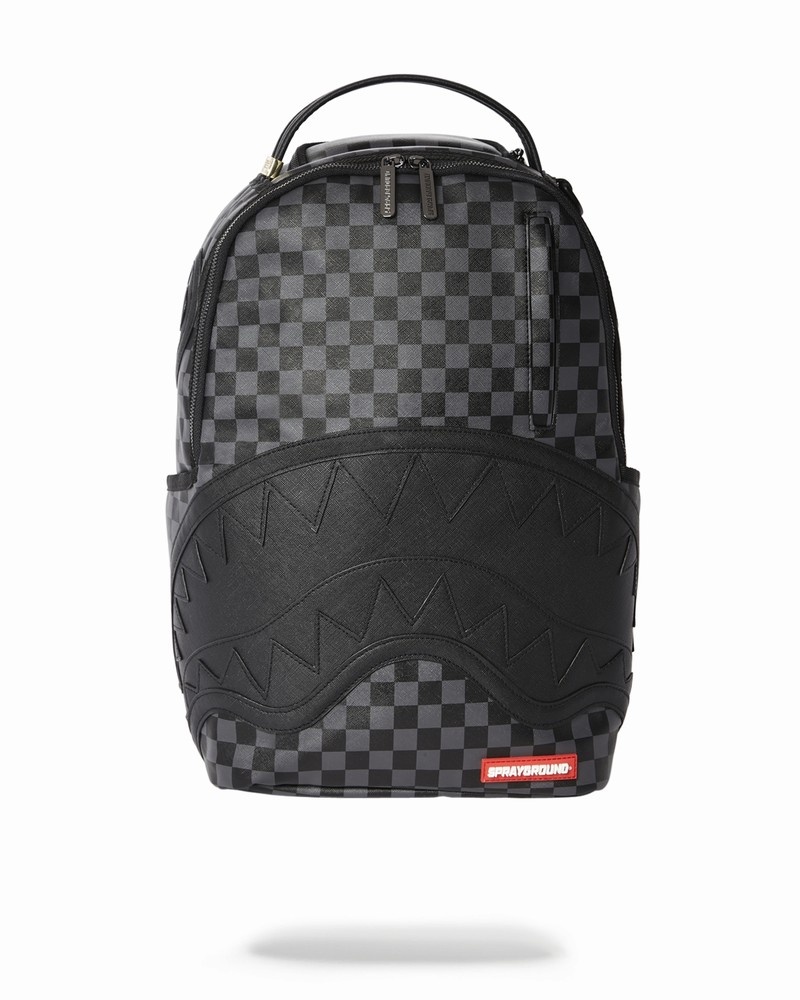 Grey Sprayground Henny Dlx Men\'s Backpacks | 513811658