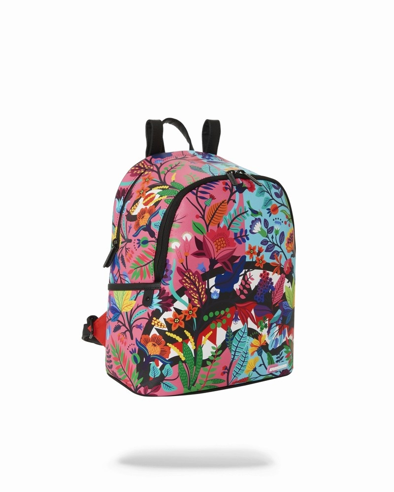 Multicolor Sprayground Avant Garden Savage Men's Backpacks | 489551446