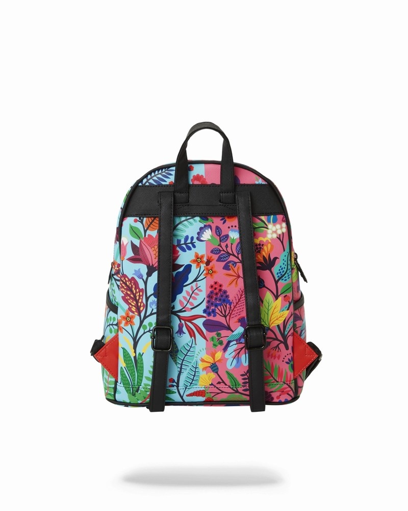 Multicolor Sprayground Avant Garden Savage Men's Backpacks | 489551446