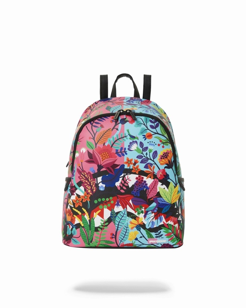 Multicolor Sprayground Avant Garden Savage Men\'s Backpacks | 489551446