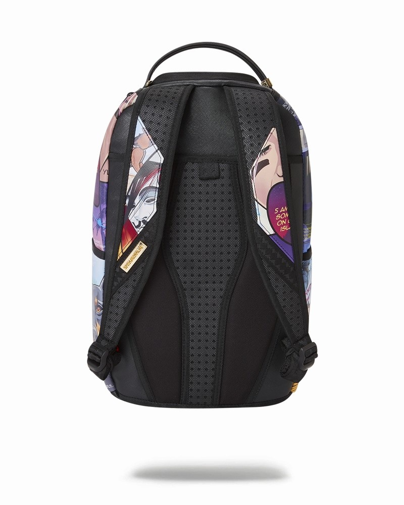 Multicolor Sprayground Everyday's A Movie Men's Backpacks | 155922649