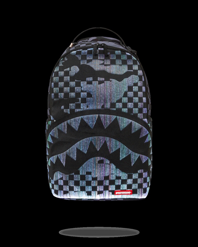 Multicolor Sprayground Fiber Optics 3am The Party Never Stops Men\'s Backpacks | 138890274