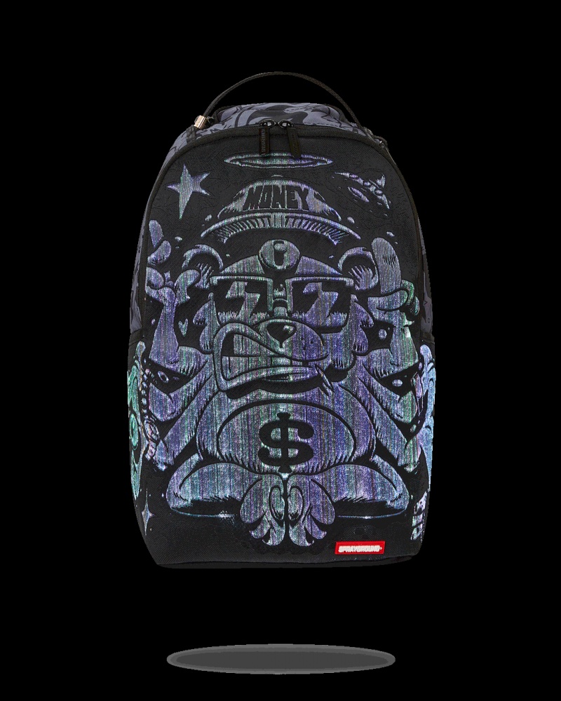 Multicolor Sprayground Fiber Optics Next Dimension Men\'s Backpacks | 22593870