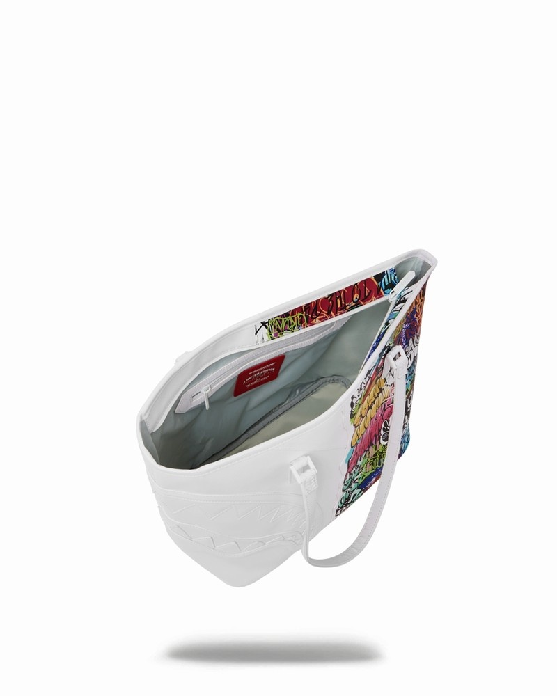 Multicolor Sprayground Half Graff Men's Tote Bags | 922921427