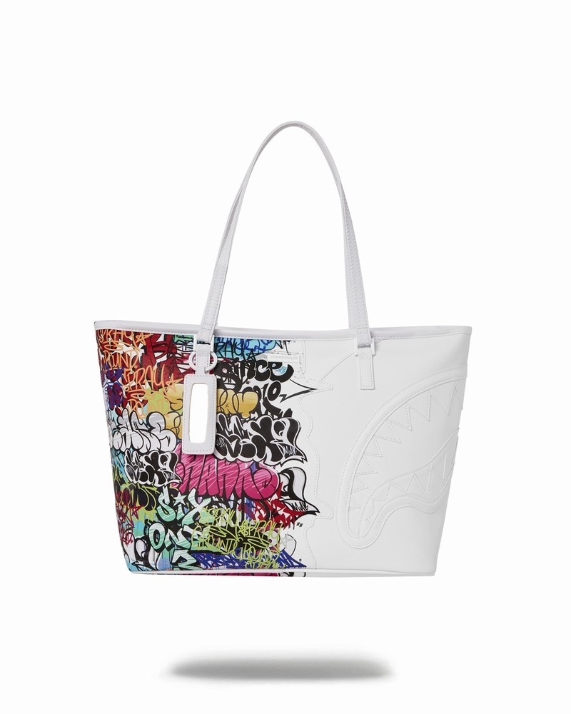 Multicolor Sprayground Half Graff Men\'s Tote Bags | 922921427