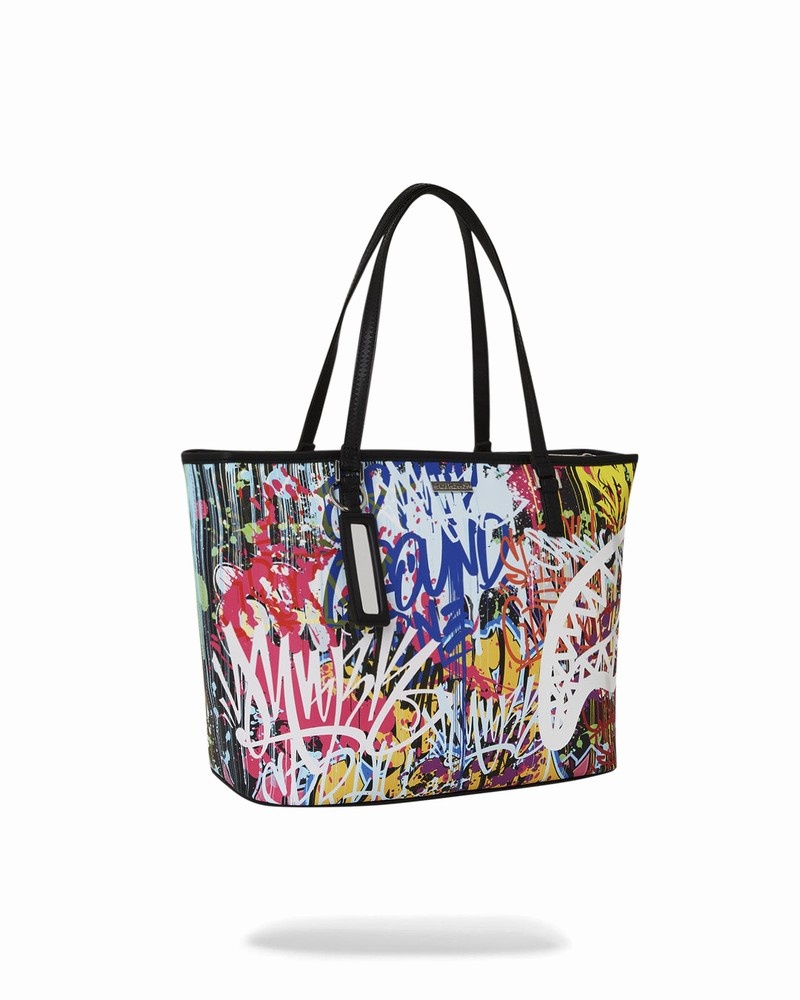 Multicolor Sprayground Les Men's Tote Bags | 392056319