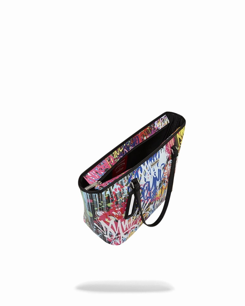 Multicolor Sprayground Les Men's Tote Bags | 392056319