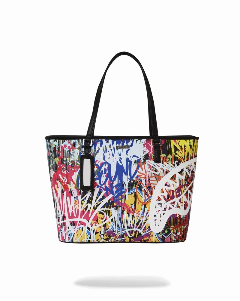 Multicolor Sprayground Les Men\'s Tote Bags | 392056319