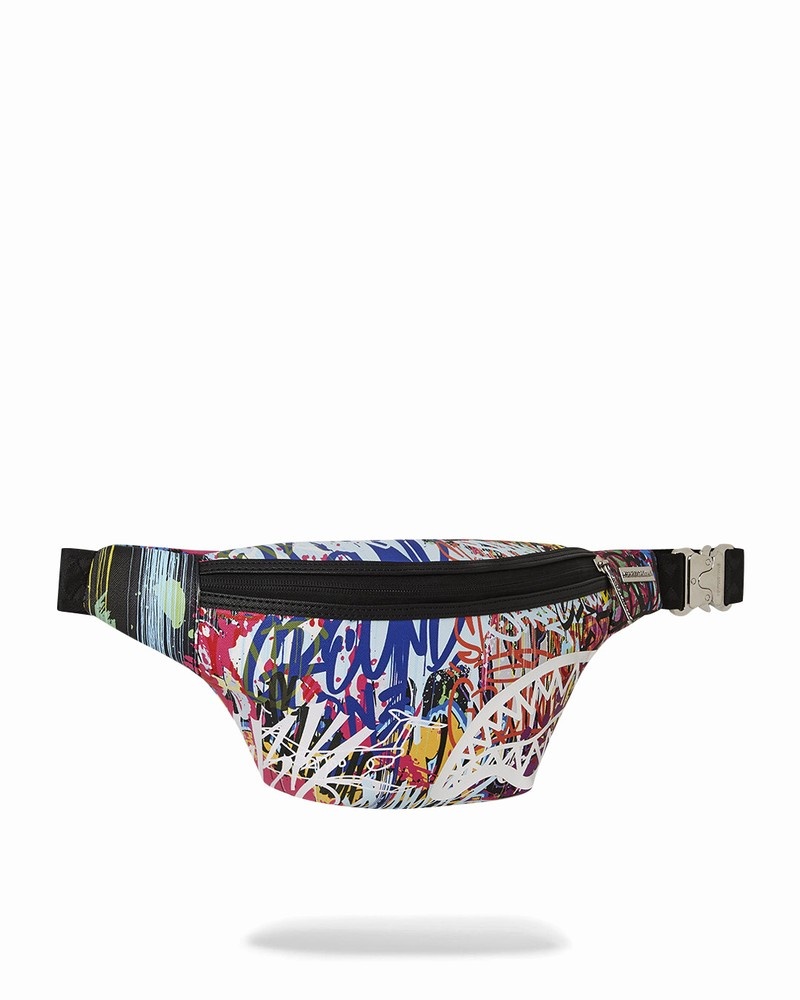 Multicolor Sprayground Les Savvy Men's Waist Bags | 432036439