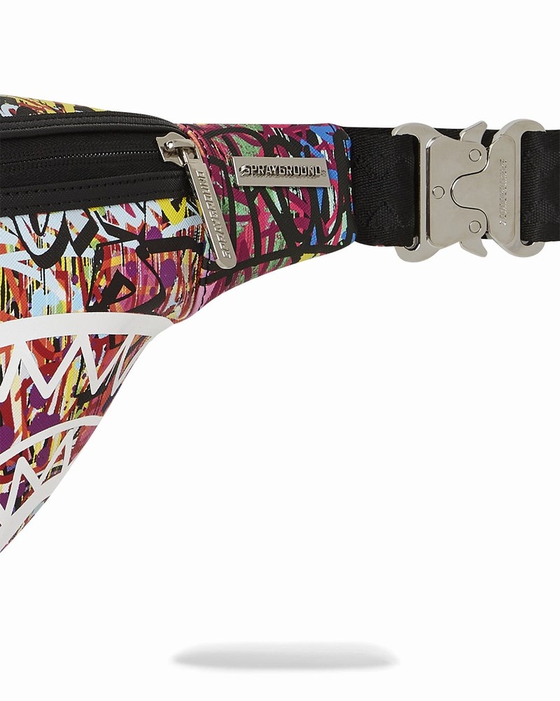 Multicolor Sprayground Les Savvy Men's Waist Bags | 432036439