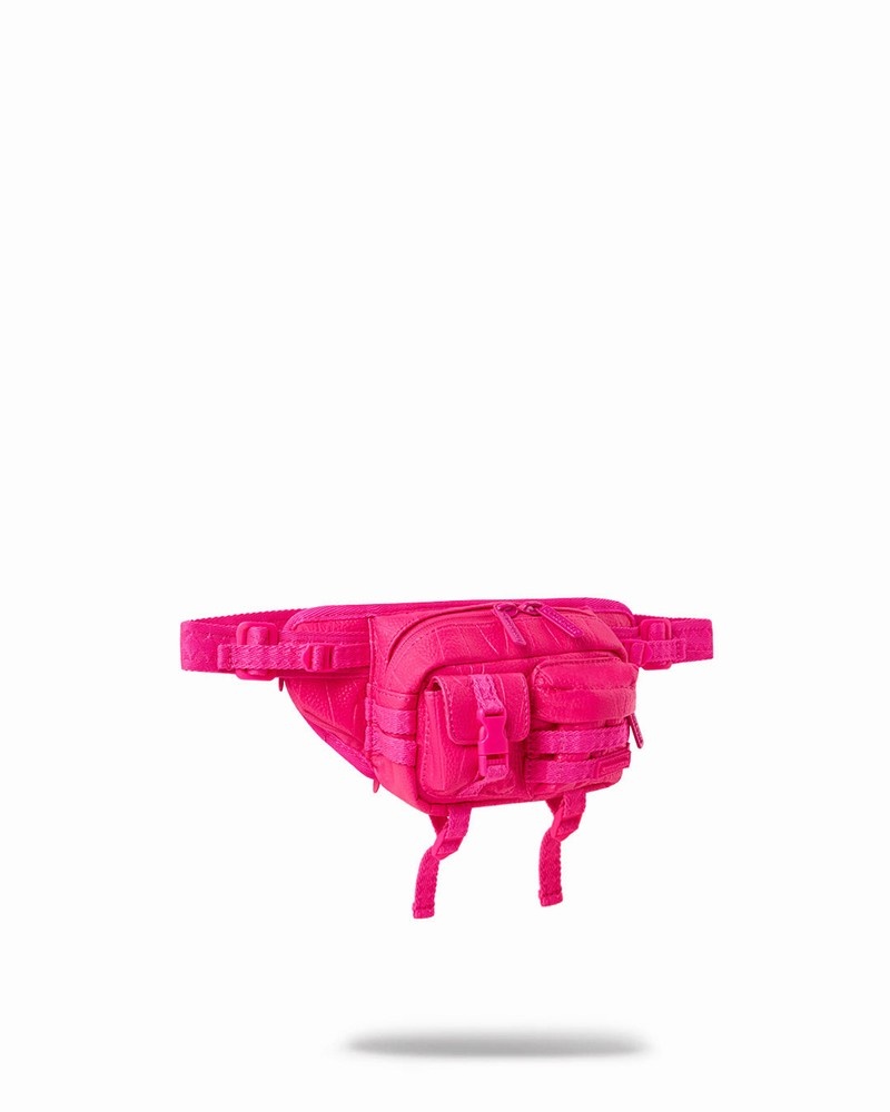 Multicolor Sprayground Lotus Cargo Men's Waist Bags | 263937134