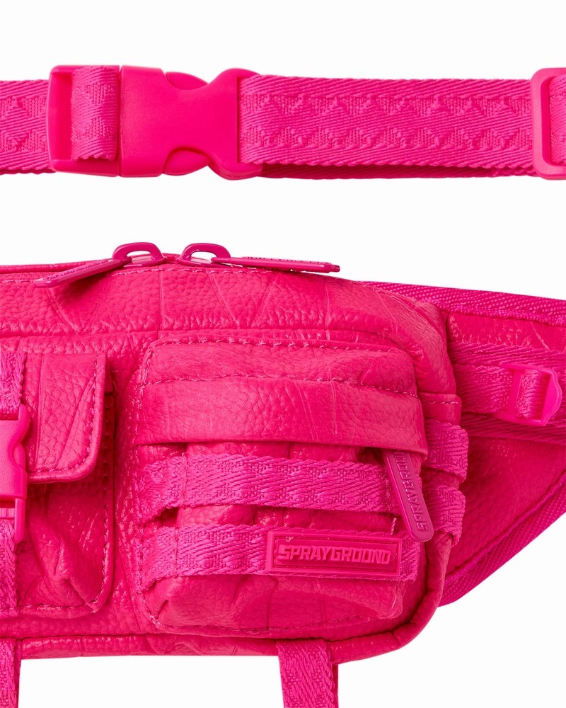 Multicolor Sprayground Lotus Cargo Men's Waist Bags | 263937134