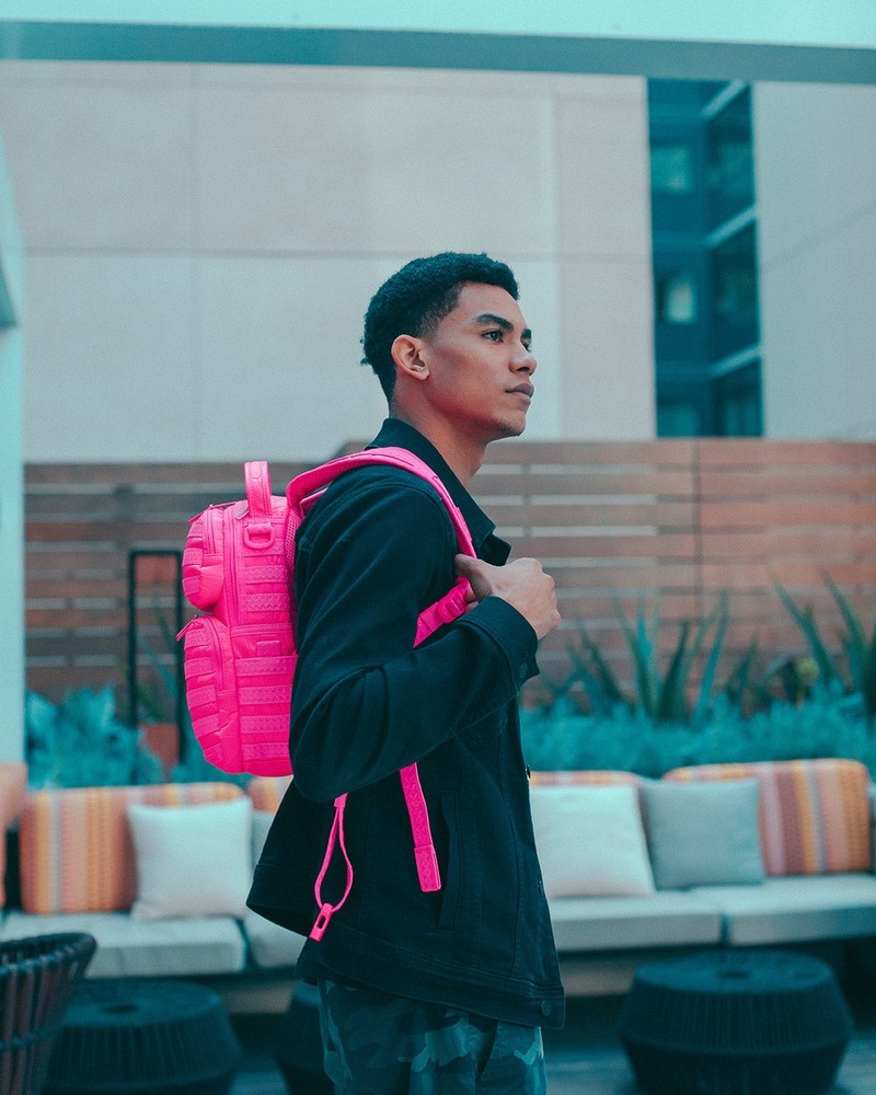 Multicolor Sprayground Lotus Trooper Men's Backpacks | 314373992