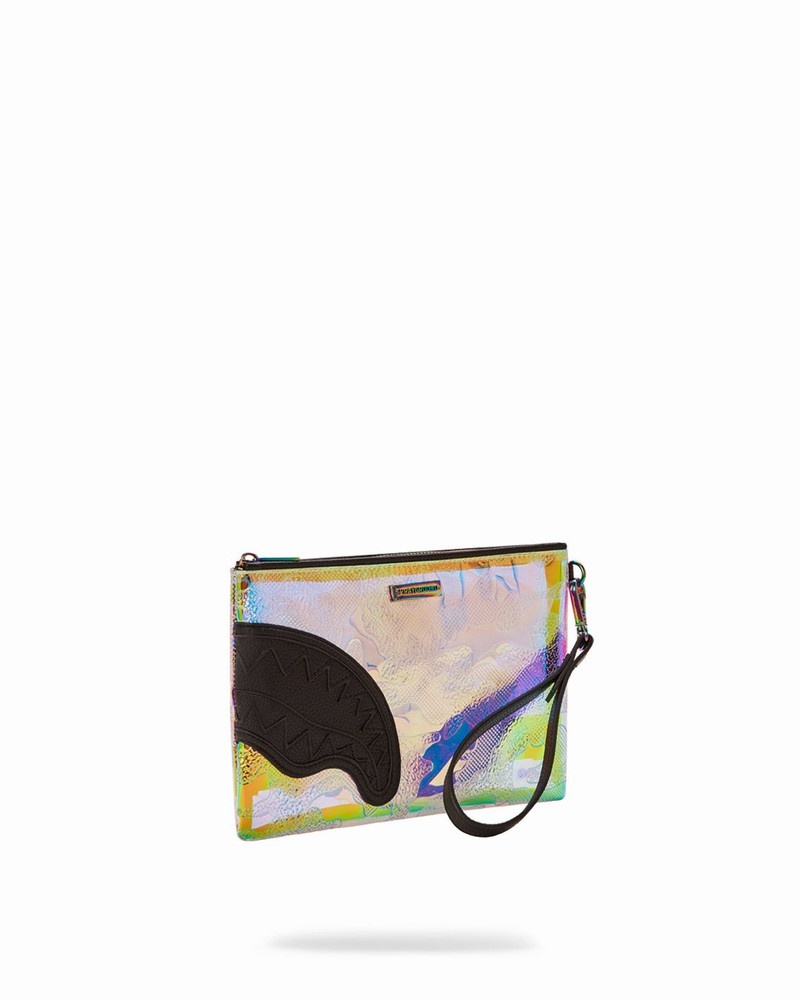 Multicolor Sprayground Magic City Men's Clutch Bags | 226682234