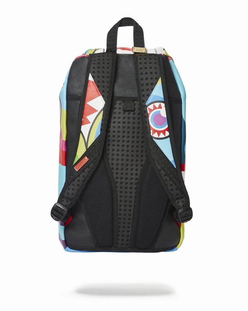 Multicolor Sprayground Mind Trip Hills Men's Backpacks | 123657600
