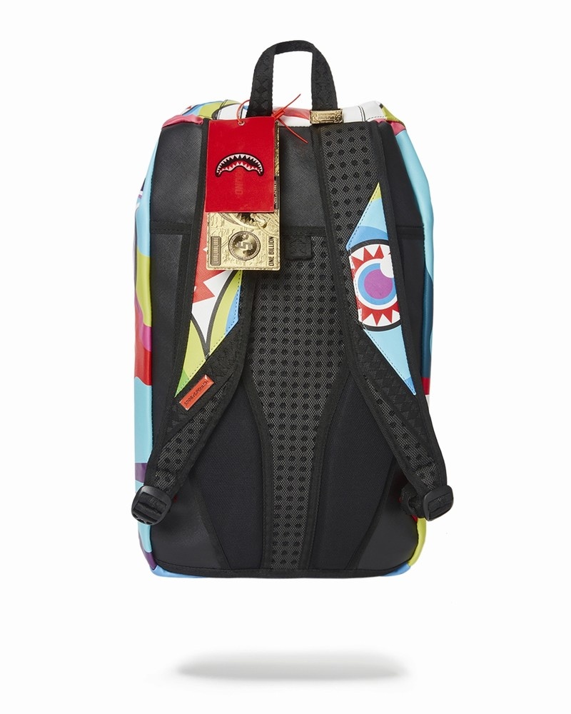 Multicolor Sprayground Mind Trip Hills Men's Backpacks | 123657600
