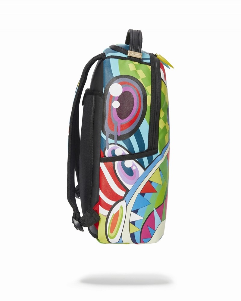Multicolor Sprayground Mind Trip Men's Backpacks | 718717085